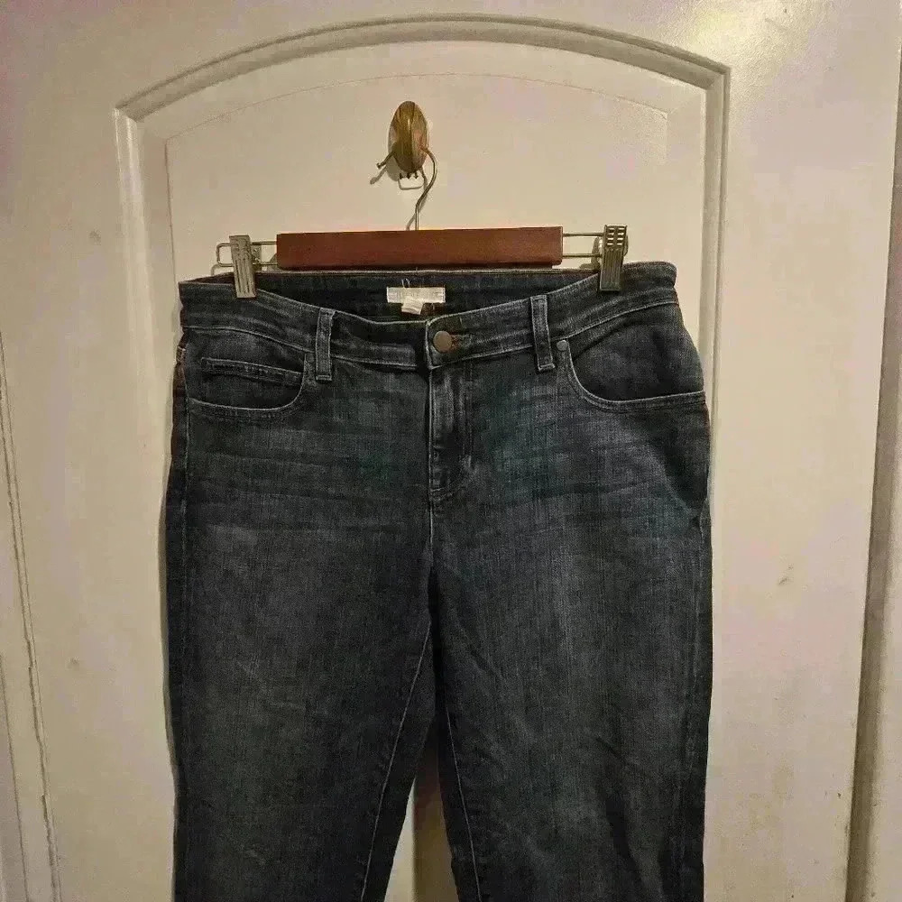 P7448 Eileen fisher medium wash skinny jeans size 6 - Picture 3 of 7